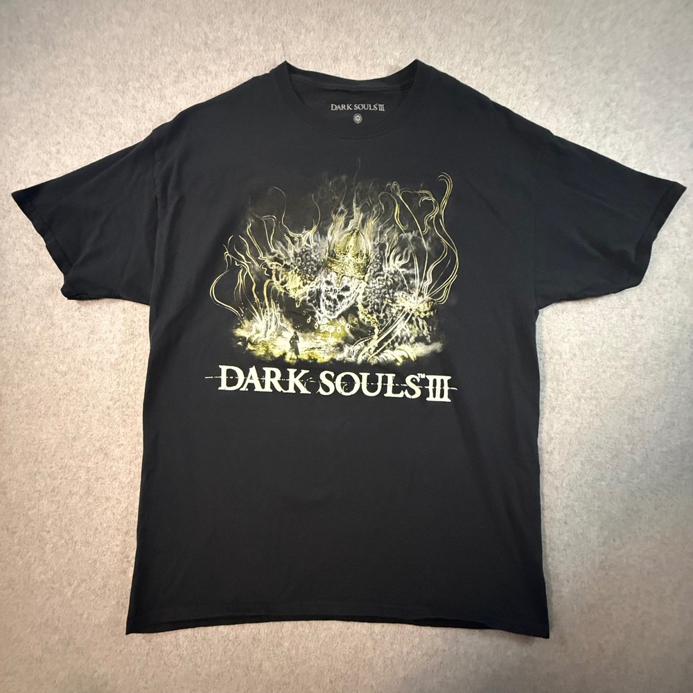 Dark Souls III High Lord Wolnir Loot Crate Exclusive Black Graphic T-Shirt L
